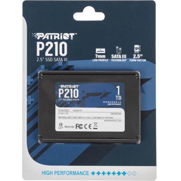 SSD Patriot P210 P210S1TB25 1ТБ SSD Patriot P210 P210S1TB25 1ТБ