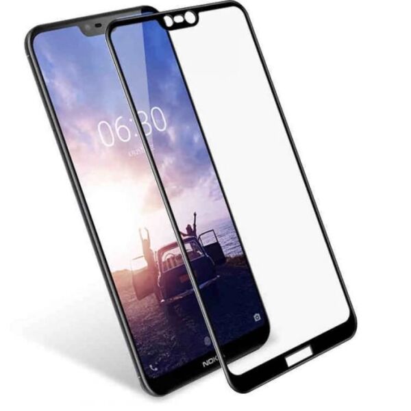 Защитное стекло CASE Full Glue для Nokia 7.1 Plus (черный)