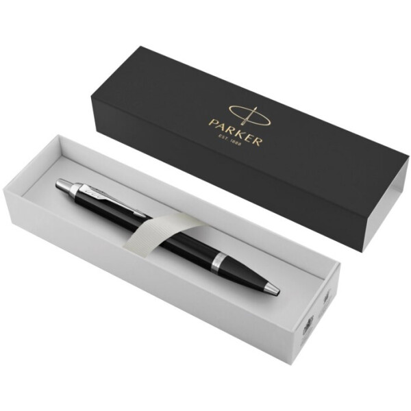 Ручка шариковая IM Core Black Lacquer CT PARKER 142530 / 1931665