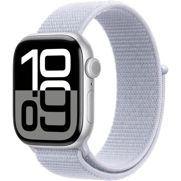 Смарт-часы Apple Watch Series 10 GPS 42mm Silver Case Blue Cloud Sport Loop A2997 (MWWD3LW/A)