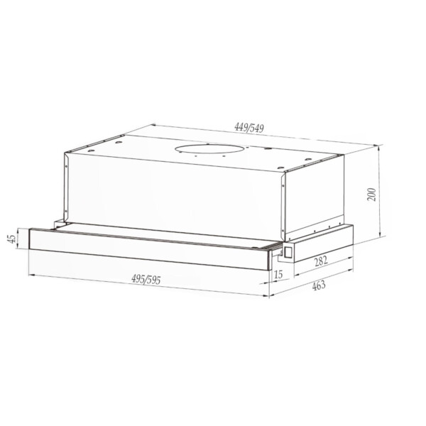 Вытяжка кухонная DACH STELA 2 60 белая Вытяжка кухонная DACH STELA 2 60 белая