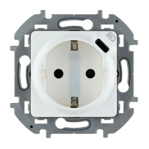 

Электроустановочные изделия Legrand, Розетка Legrand Inspiria 673770