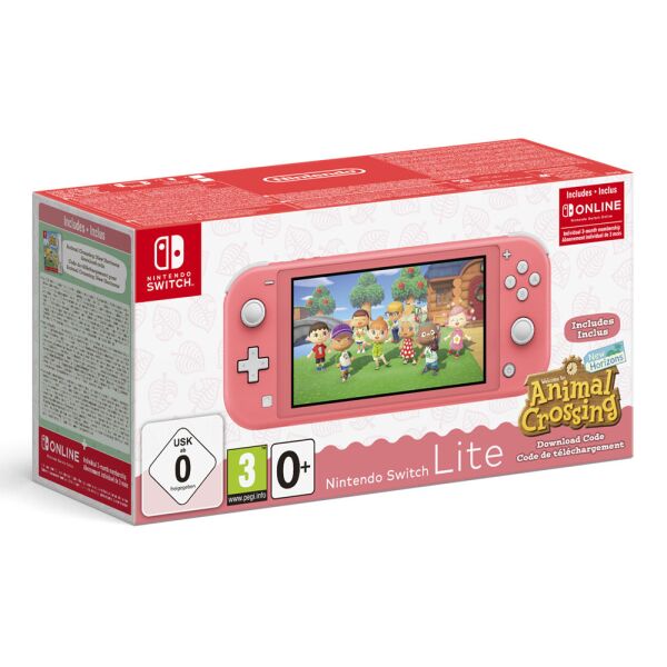 

Консоли Nintendo NINTENDO, Игровая консоль NINTENDO Animal Crossing: New Horizons + NSO (3 месяца)