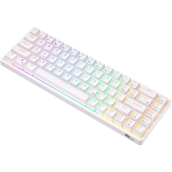 Клавиатура Royal Kludge RKG68 RGB (белый, Gateron Yellow) купить в ...