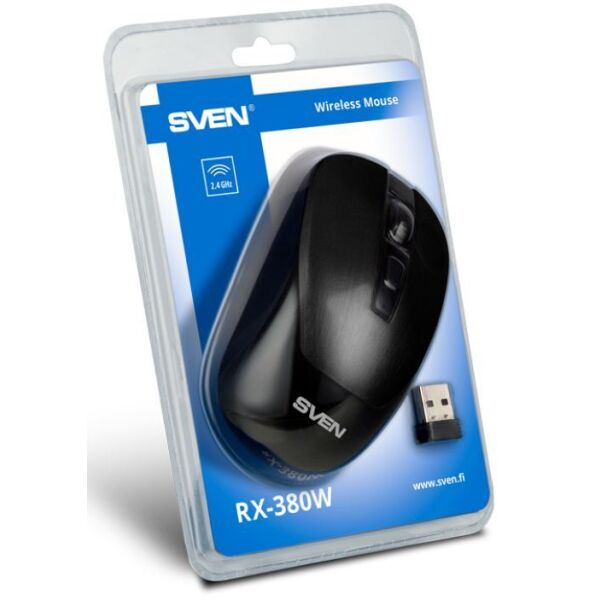 Мышь SVEN RX-380W (черный)