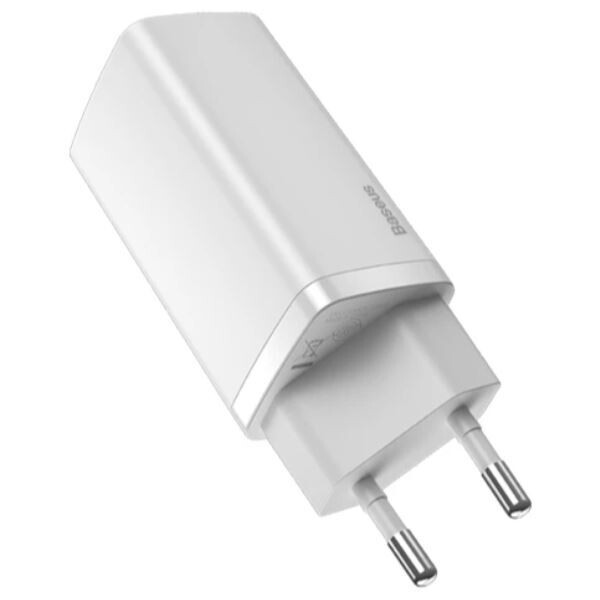Сетевое зарядное Baseus Palm Fast Charger C+U 30W EU P1011160A213-00 (белый) Сетевое зарядное Baseus Palm Fast Charger C+U 30W EU P1011160A213-00 (белый)