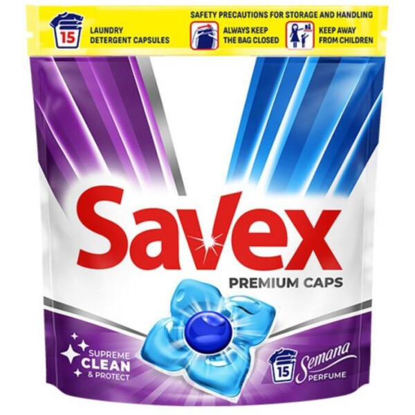 Капсулы для стирки Savex Premium Caps Semana Perfume (15 шт)
