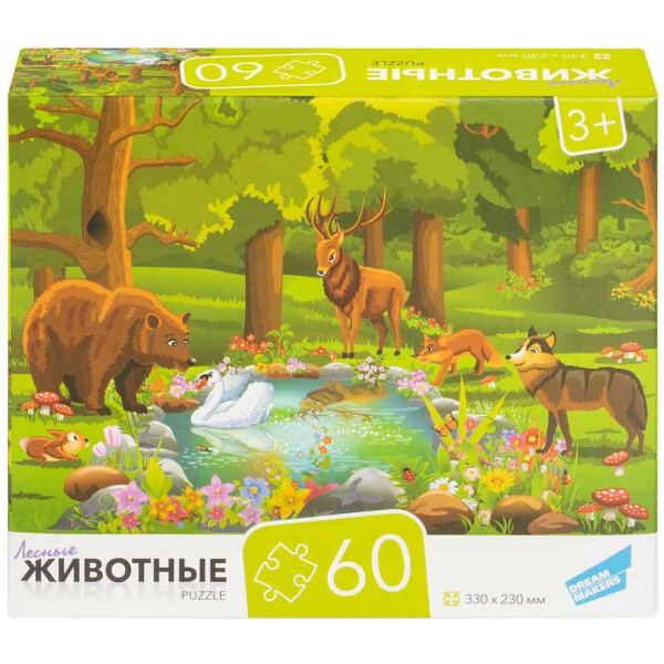 Пазлы DREAM MAKERS Животные RI6002C