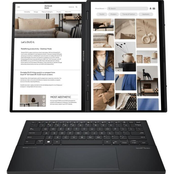 Ультрабук Asus Zenbook Duo OLED UX8406MA-QL182W Ультрабук Asus Zenbook Duo OLED UX8406MA-QL182W
