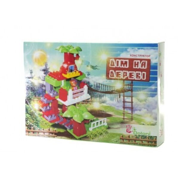 

Игры, игрушки Doloni-Toys, Конструктор Doloni Дом на дереве 013888/14