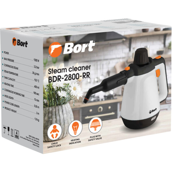 Пароочиститель Bort BDR-2800-RR (93410969) Пароочиститель Bort BDR-2800-RR (93410969)