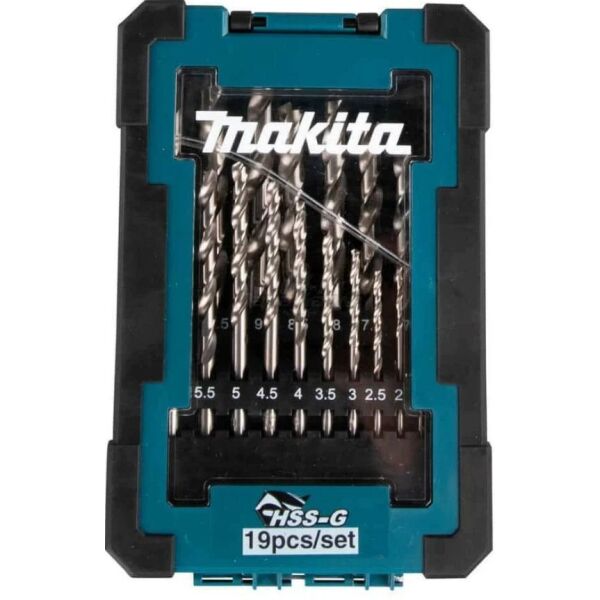 

Оснастка для инструмента Makita, Набор свёрл по металлу HSS-G Makita D-67549