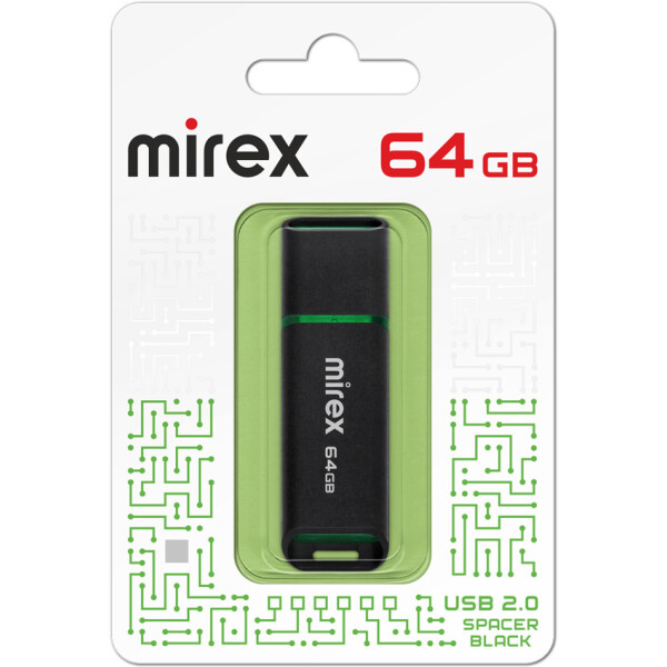 USB Flash Mirex Color Blade Spacer 2.0 64GB 13600-FMUSBK64
