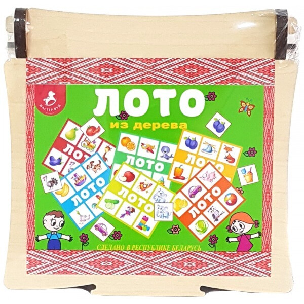 Развивающая игрушка MASTER WOOD Лото DL1
