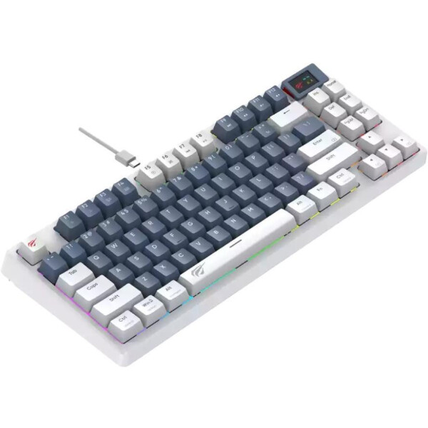 Клавиатура Havit Gamenote KB884L RGB (белый, Content Red) Клавиатура Havit Gamenote KB884L RGB (белый, Content Red)