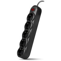 Сетевой фильтр SVEN SF-05L Black 1.8м Сетевой фильтр SVEN SF-05L Black 1.8м