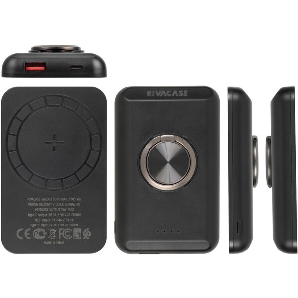 Внешний аккумулятор RIVACASE VA2603 Magsafe (5000mAh) Внешний аккумулятор RIVACASE VA2603 Magsafe (5000mAh)
