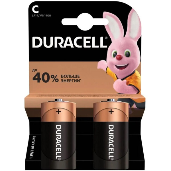 Батарейка DURACELL LR14/MN1400 2BP Батарейка DURACELL LR14/MN1400 2BP