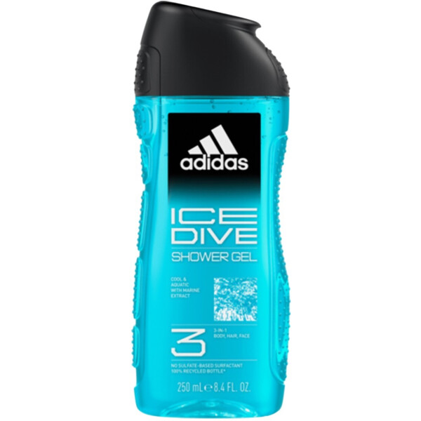 Гель для душа 3в1 ADIDAS Ice Dive, 250 мл