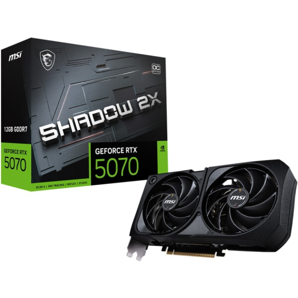 Видеокарта MSI GeForce RTX 5070 12G Shadow 2X OC