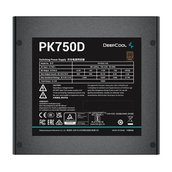 Блок питания DeepCool PK750D Блок питания DeepCool PK750D