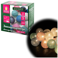 Гирлянда Золотая сказка Cotton Balls 591729 Гирлянда Золотая сказка Cotton Balls 591729