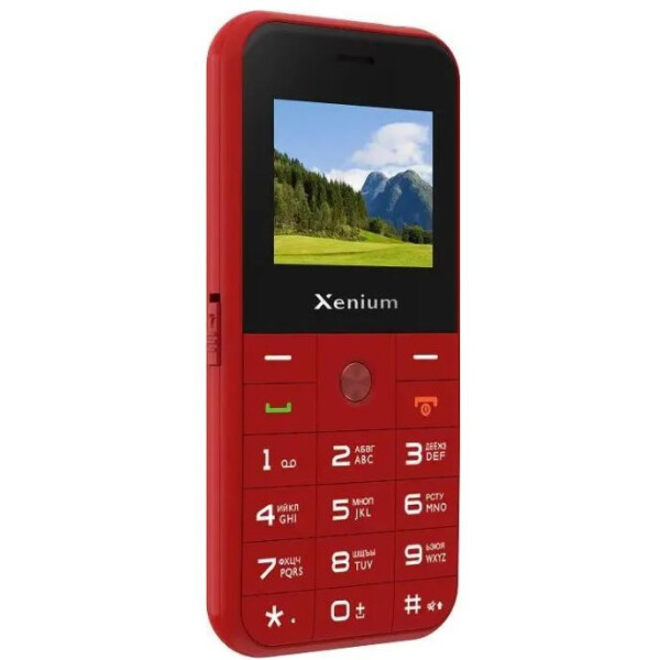 Кнопочный телефон Xenium X718 (красный) Кнопочный телефон Xenium X718 (красный)