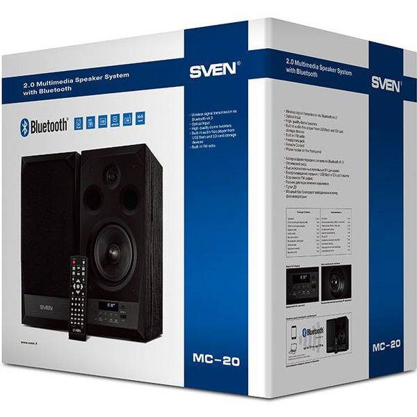 Акустическая система Sven MC-20 Black Акустическая система Sven MC-20 Black