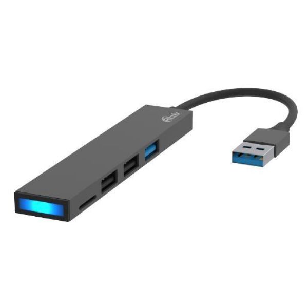 

Hub USB RITMIX, USB-хаб Ritmix CR-4315 Metal