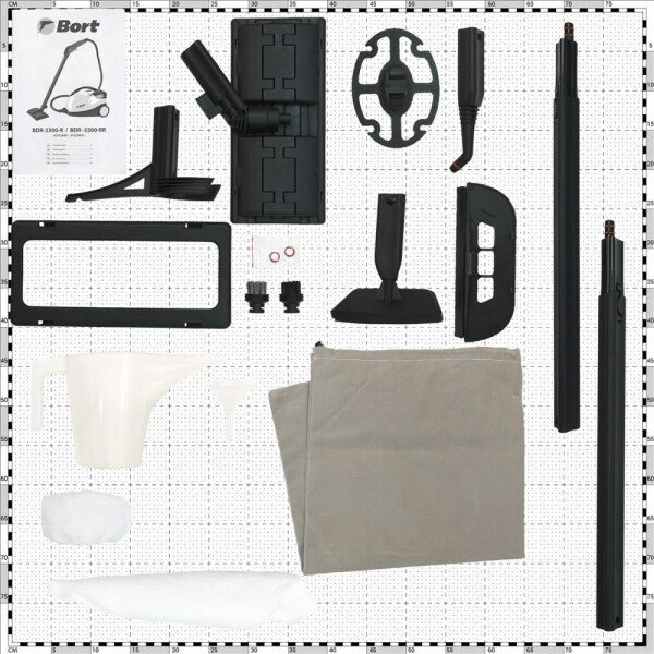 Пароочиститель Bort BDR-2500-RR (91279910) Пароочиститель Bort BDR-2500-RR (91279910)
