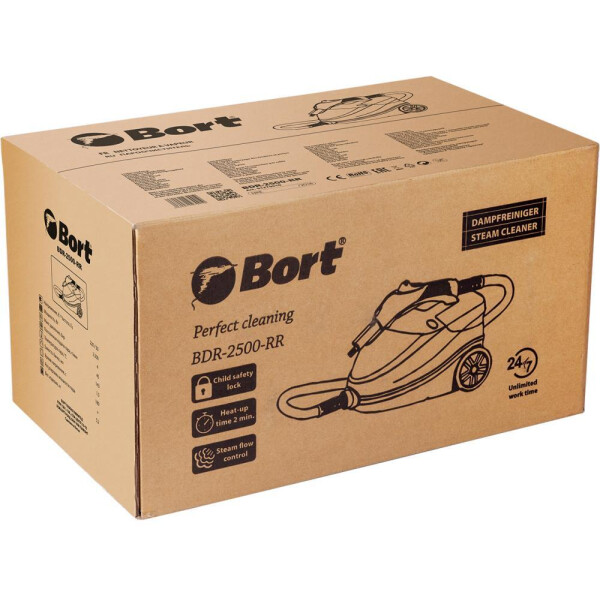 Пароочиститель Bort BDR-2500-RR (91279910) Пароочиститель Bort BDR-2500-RR (91279910)