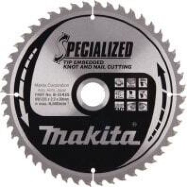 

Оснастка для инструмента Makita, Пильный диск Makita B-31435