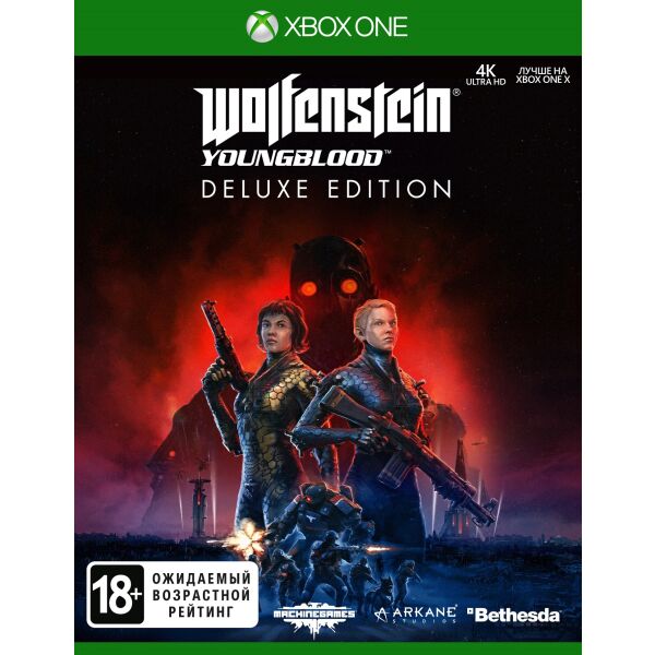

Игровые диски Xbox One MICROSOFT, Игра Wolfenstein: Youngblood Deluxe Edition [Xbox One, русская версия]