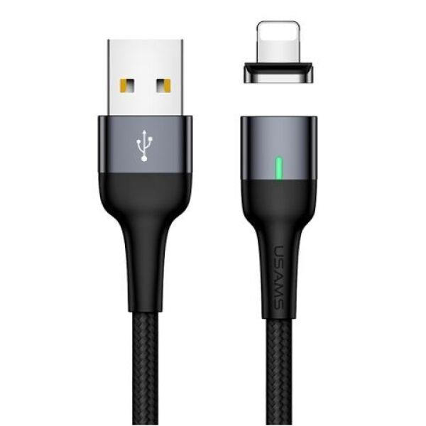 

Кабели для сотовых телефонов USAMS, Кабель Usams Lightning US-SJ326 U28 (темно-серый)