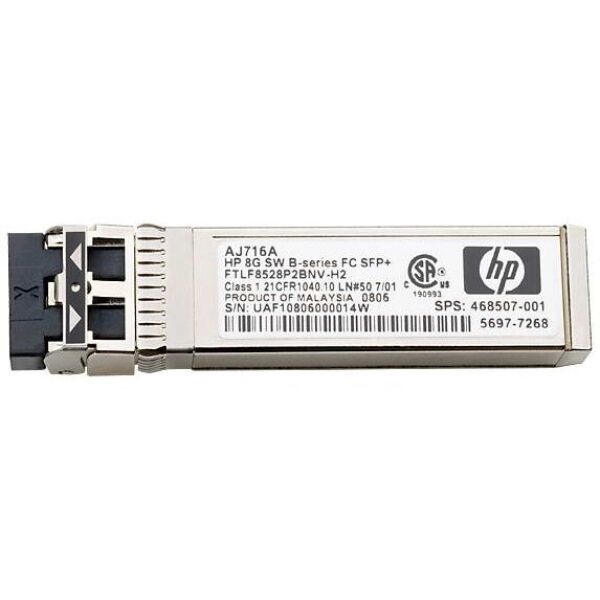 

Коммутаторы HP, Модуль для коммутатора HP 8Gb Short Wave B-Series SFP+ 1 Pack (AJ716B)