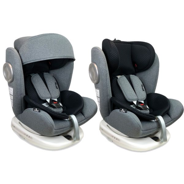 Автокресло Lorelli Lusso SPS Isofix (серый/черный)