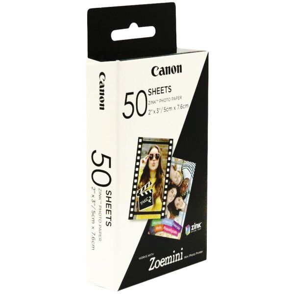 

Фотобумага CANON, Самоклеющаяся фотобумага CANON Zink ZP-2030 4х5 (50л )