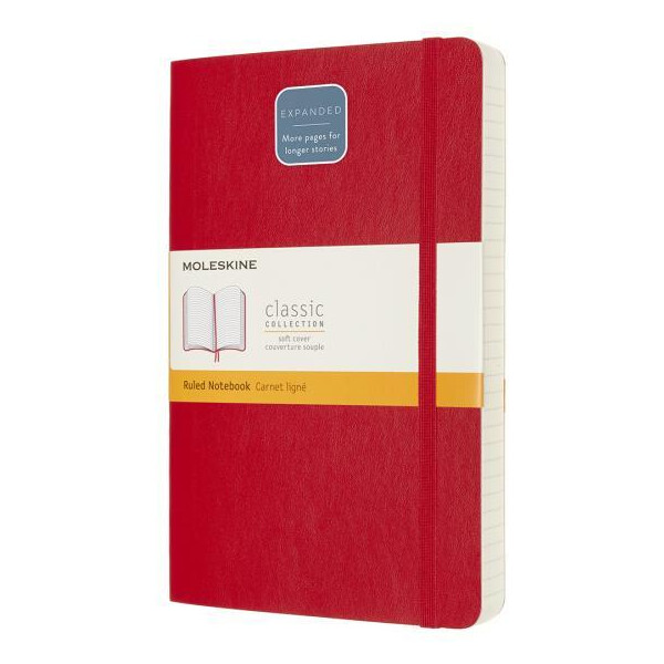 Блокнот Moleskine CLASSIC SOFT EXPENDED Large QP616EXPF2