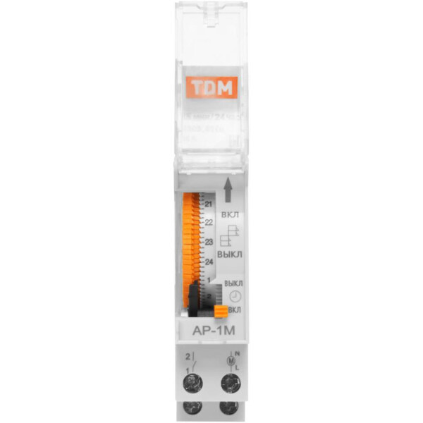 Аналоговое суточное реле TDM Electric SQ1503-0021 (1 модуль) Аналоговое суточное реле TDM Electric SQ1503-0021 (1 модуль)