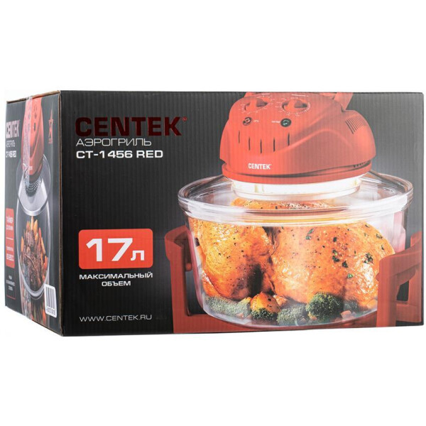 Аэрогриль CENTEK CT-1456 (красный) Аэрогриль CENTEK CT-1456 (красный)