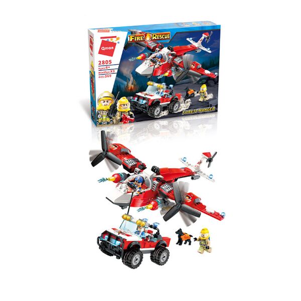 

Игры, игрушки QMAN, Конструктор QMAN Fire Rescue 2805 Лесные рейнджеры