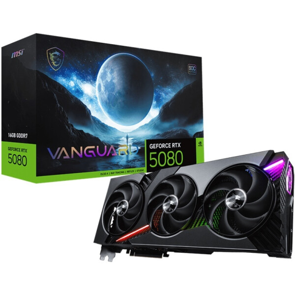 Видеокарта MSI GeForce RTX 5080 16G Vanguard SOC