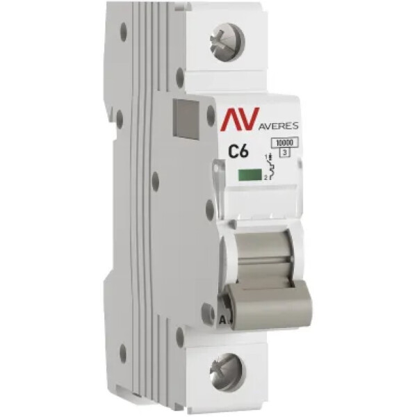 Выключатель автоматический EKF Averes AV-10 1P 6A (C) 10kA