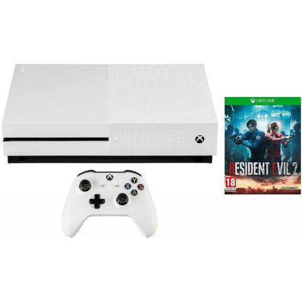 

Консоль стационарная MICROSOFT, Консоль игровая MICROSOFT Xbox One S 1 ТБ + Resident Evil 2