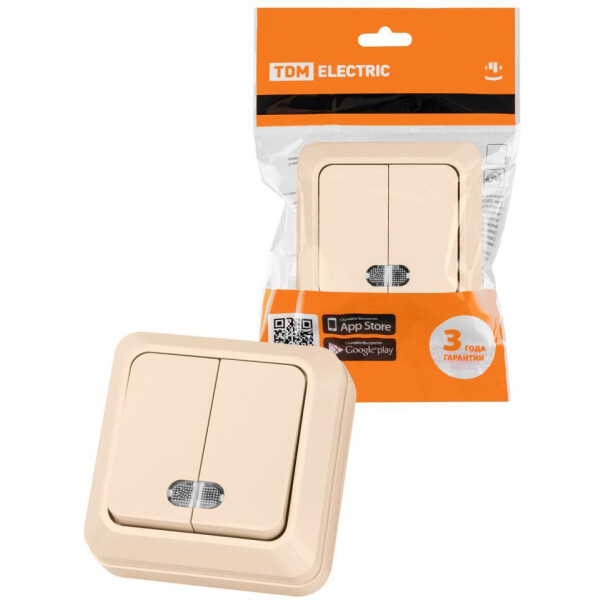 Выключатель TDM Electric Ладога SQ1801-0008
