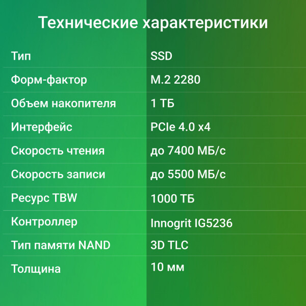 SSD Digma Top G3 1TB DGST4001TG33T