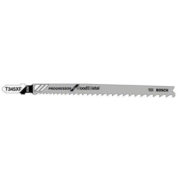 

Оснастка для инструмента Bosch, Пилка для лобзика Bosch T345XF 2608634994 (5шт.)