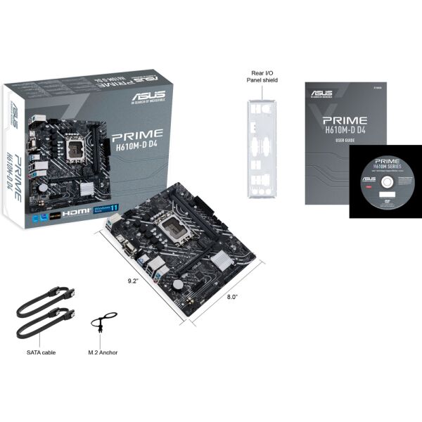 Материнская плата ASUS Prime H610M-D D4 Материнская плата ASUS Prime H610M-D D4