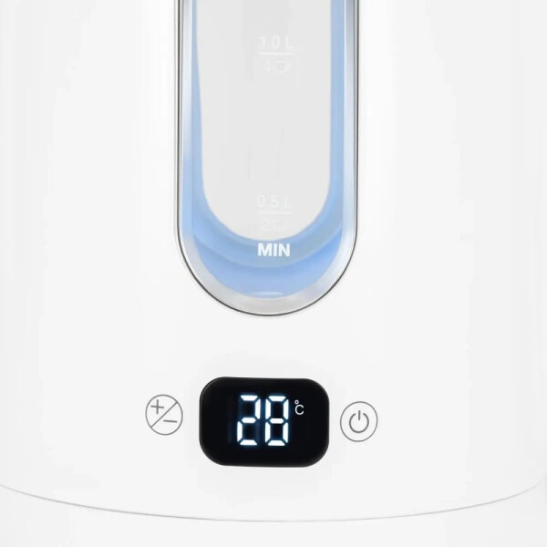 Электрочайник Hyundai HYK-G5510 белый/прозрачный Электрочайник Hyundai HYK-G5510 белый/прозрачный