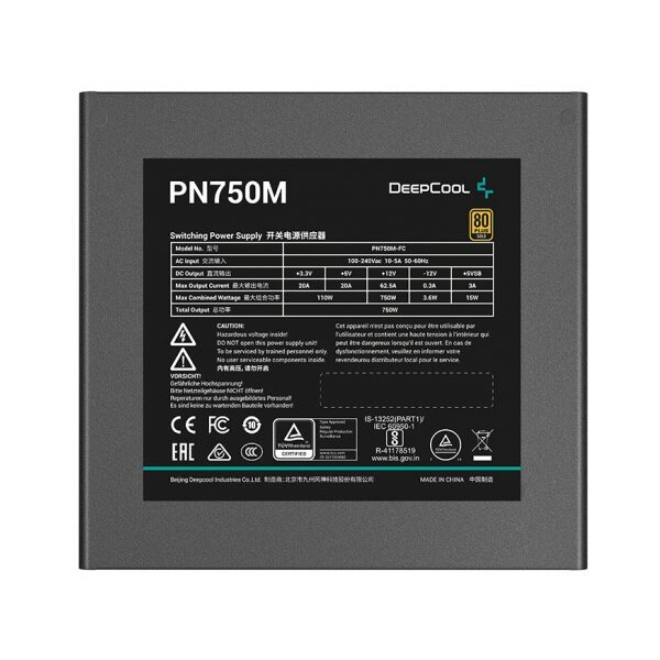 Блок питания DeepCool PN750M (R-PN750M-FC0B-EU) Блок питания DeepCool PN750M (R-PN750M-FC0B-EU)